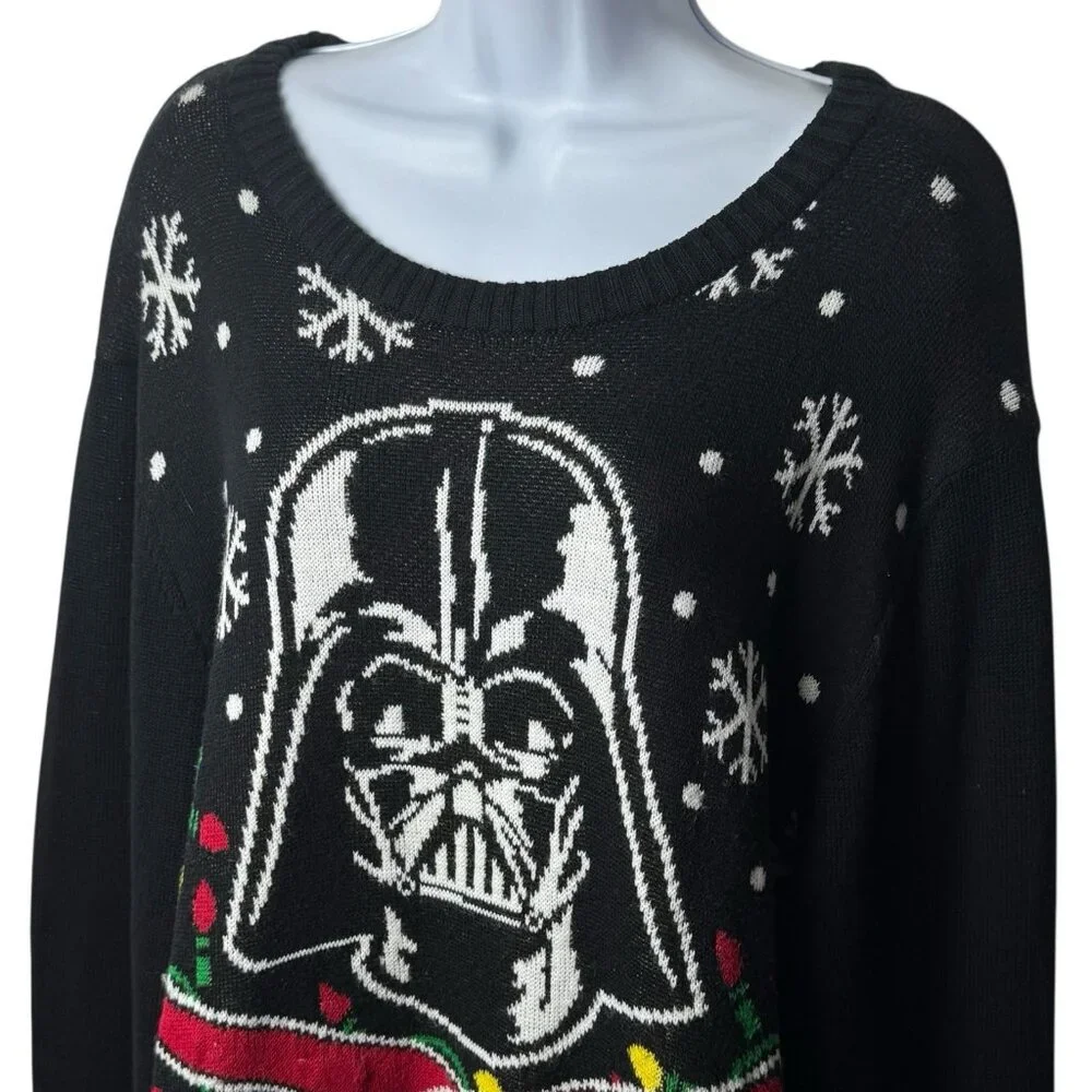 Star Wars Darth Vader Ugly Christmas‎ Sweater Holiday Funny Cozy Party XXL